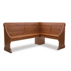 Midwest Pine Breakfast Nook Dining Sets Natural - Linon -Linon GUEST 5a1a3d9a 35ee 4bef ba5b 1c9b0b0fc769