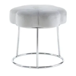 Seraphina Accent Vanity Stool - Linon -Linon GUEST 5b2660e6 7994 49c8 9bdc d25415e67785