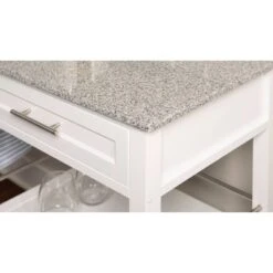 Mitchell Kitchen Cart Granite Top - Linon -Linon GUEST 5cea5e10 f309 45b2 9cc5 07e7ccbb7842