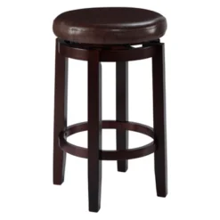 Maya Swivel Backless Counter Height Barstool - Linon 17 Maya Swivel Backless Counter Height Barstool - Linon -Linon GUEST 5e11a285 145c 4554 8080 47de9e41f70f
