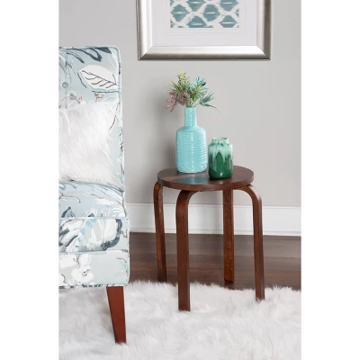 Set Of 4 Bentwood Stools - Linon 3 Set Of 4 Bentwood Stools - Linon