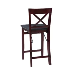 Triena X Back Folding Counter Height Barstool Espresso - Linon 16 Triena X Back Folding Counter Height Barstool Espresso - Linon -Linon GUEST 5fb44ec7 8644 4dc4 b3b8 1bd1eb6e6ede