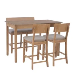 4pc Jordan Tavern Counter Height Dining Set - Linon -Linon GUEST 60007992 23de 49e5 9ffd 2151cc1b2d19
