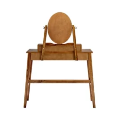 Lorna Vanity Set Walnut - Linon -Linon GUEST 63b9facf c25b 4cf2 9f96 309221ffb964