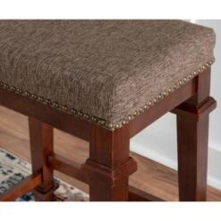 Kennedy Backless Counter Height Barstool Wood - Linon -Linon GUEST 6751f3c4 be66 4209 86ff dbc5cfd7797e