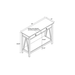 Titian Console Table - Linon -Linon GUEST 68317c3f 0bc0 4452 a05e d4caced2930c