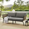 Ashby Loveseat - Gray/Black/Natural - Linon -Linon GUEST 6b9dd2df 8580 4b00 ac4d 217e05641d73