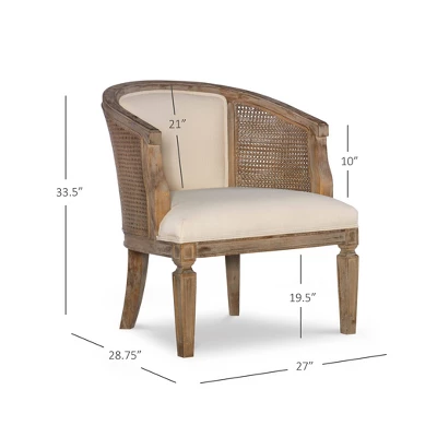 Kensington Cane Chair - Linon 13 Kensington Cane Chair - Linon - Image 11