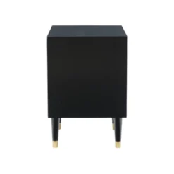 2 Drawer Geo Textured Nightstand - Linon -Linon GUEST 70d010f7 a367 4aa0 8be0 713ee612caa8