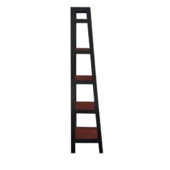 59.84" Calum 5 Shelf Bookshelf Black Cherry - Linon 13 59.84" Calum 5 Shelf Bookshelf Black Cherry - Linon -Linon GUEST 750bc533 f386 4754 8522 117dcb015f1f