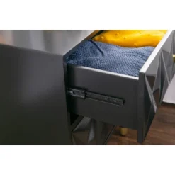 2 Drawer Geo Textured Nightstand - Linon -Linon GUEST 79f86264 e659 494f aa42 bf6431f3d8fa