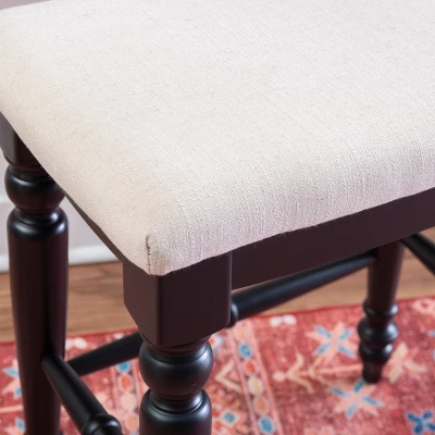 Marino Backless Counter Height Barstool Wood - LInon 8 Marino Backless Counter Height Barstool Wood - LInon - Image 6