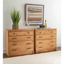 Vanessa 3 Drawer Bookcase Chest Natural - Linon -Linon GUEST 7e15df89 c147 4066 bb49 245a5cefc237