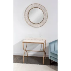 Prynne Accent Table Gold - Linon -Linon GUEST 7f3add11 f105 4c30 8d62 4747e81d58ff
