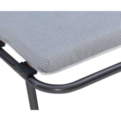 Twin Fensby Folding Bed Gray - Linon -Linon GUEST 86c31cf9 f2e9 472f 83eb 2d2bad0d4e40