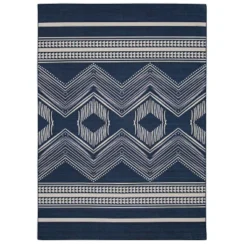 Lyerly Washable Outdoor Rug Navy/Ivory - Linon 23 Lyerly Washable Outdoor Rug Navy/Ivory - Linon -Linon GUEST 870b6dbf 0662 4e9f 8335 9c3d7455a035