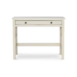 Whitley Antique Desk White - Linon