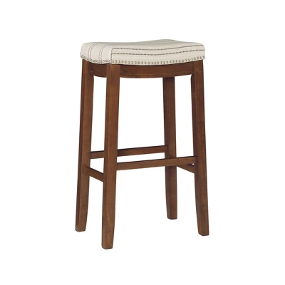 Claridge Rustic Backless Barstool - Linon 12 Claridge Rustic Backless Barstool - Linon - Image 10