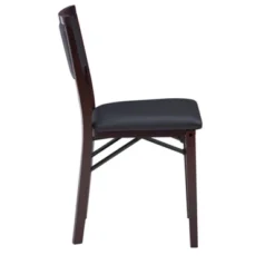 2pc Claire Folding Chair Espresso - Linon -Linon GUEST 8d0d10b0 8a45 45a1 b1d7 5ebddde781e3