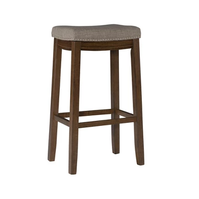 Claridge Rustic Backless Barstool - Linon 11 Claridge Rustic Backless Barstool - Linon - Image 9