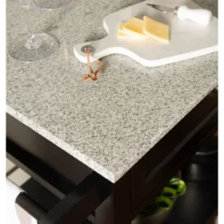 Cameron Kitchen Cart With Granite Top - Linon -Linon GUEST 8de7afd9 52a6 4175 b0d5 ab00b1fab928