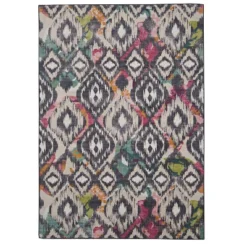 Govan Washable Outdoor Rug Ivory/Charcoal - Linon -Linon GUEST 8e81583a f0a8 43b3 abed e9602b271d60