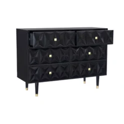 6 Drawer Geo Textured Dresser - Linon 19 6 Drawer Geo Textured Dresser - Linon -Linon GUEST 96e40e74 0615 4968 9414 b7547191ab92