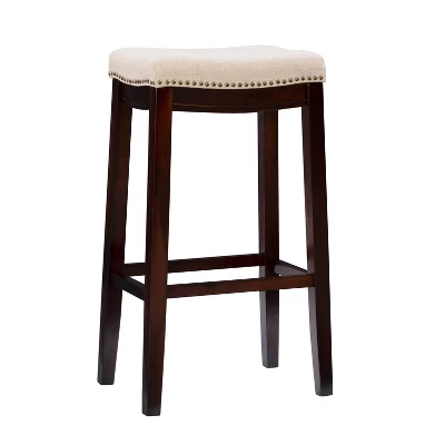 Claridge Rustic Backless Barstool - Linon 15 Claridge Rustic Backless Barstool - Linon - Image 13