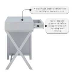 Peggy Side Storage Desk - Linon -Linon GUEST 992fa497 fb36 4ff0 91f0 156fc684688a