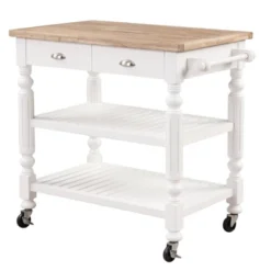 Barker Kitchen Cart And Islands - Linon -Linon GUEST 9a2e251f e58d 42ae b7ed 8c3f088cbe82