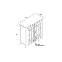 Largo Double Door Cabinet Gray - Linon -Linon GUEST 9b6b4fef 56e2 4aa5 948f c3cc68a9dd1a