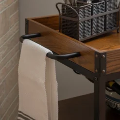 Austin Kitchen Cart Metal/Wood - Linon -Linon GUEST 9ea70611 8a48 4ce1 99a0 c5e8e996b043