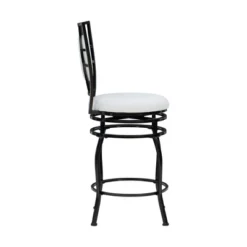 Teagan Adjustable Stool Black - Linon -Linon GUEST a44428bd f2f1 4742 89ee 64b780e6cfe7