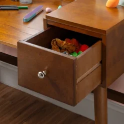 Viola Vanity Set Brown - Linon -Linon GUEST a8d4b25d a4b3 44a3 8827 838e669e809c