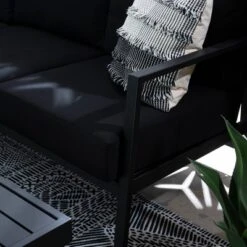 Linon Lark Aluminum Sectional Sofa Black 17 Linon Lark Aluminum Sectional Sofa Black -Linon GUEST ad37bf6f 45f7 4c9d 81a8 e386aca39b2e