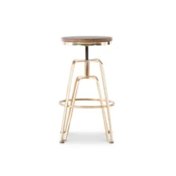Metal And Wood Stools - Linon -Linon GUEST b0af6e19 b9f0 4fbd 8d18 6b56ba4b885d