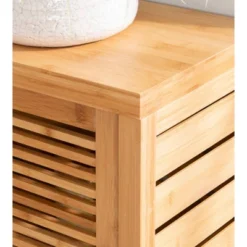 Bracken Two-Door Floor Cabinet Natural - Linon -Linon GUEST b15c3f29 89dd 441b 8030 945bae56a622