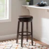 Maya Swivel Backless Barstool - Linon -Linon GUEST b23b7166 ac99 487d 8840 4aa648a007c0