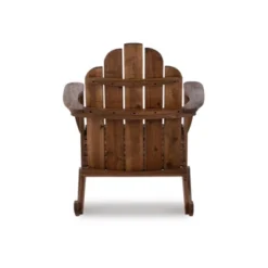Outdoor Acacia Wood Adirondack Rocker Acorn Finish - Linon -Linon GUEST b76c063b ef91 4383 b753 1837304f2018