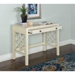 Whitley Antique Desk White - Linon -Linon GUEST b7a16359 99d5 4c65 872e 9dd2d6279cf7