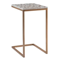 Priscille Accent C Table Gold - Linon -Linon GUEST b7c675a0 1685 4daf 99bf 9da5c80bde33