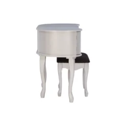 Paloma Vanity Set Silver - Linon -Linon GUEST bbc9a055 d1c3 4d78 b221 dafc61f78372