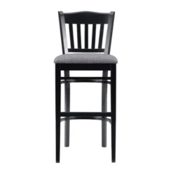 Set Of 2 Maryah Upholstered Barstools Black - Linon -Linon GUEST be5c471c 153a 4e7d 8375 9970cd7f0fb2