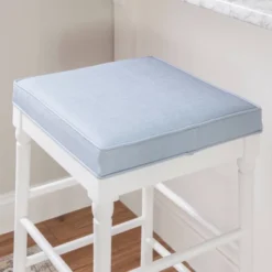 Set Of 2 Devin Barstool White - Linon -Linon GUEST c08c836c 8018 43e0 8e96 9524e49cb4a2