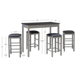 5pc Lancer Faux Marble Tavern Set - Linon 36 5pc Lancer Faux Marble Tavern Set - Linon -Linon GUEST c1d7b623 861f 478a b3c8 d1b5e6ba6ba3