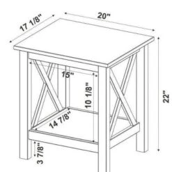 Davis End Table - Linon -Linon GUEST c1dd69f0 1f91 42a2 b565 49afa68e5eed