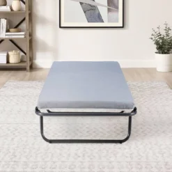 Twin Fensby Folding Bed Gray - Linon -Linon GUEST c2052d67 7235 4ad3 9bf5 b05bb0ce8539