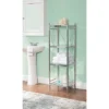 Pinnacle 4-Tier Shelf Chrome - Linon -Linon GUEST c26c7aac 9b32 48ec 913b 9633d4b97455
