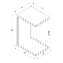 Priscille Accent C Table Gold - Linon -Linon GUEST c59ee08d e754 4539 b628 9cbc7bca87ee