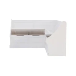 Tobin Corner Breakfast Nook White - Linon -Linon GUEST c5e80773 cc59 4088 8799 92320d8d4836
